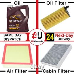 Service Kit 5w-30 & Oil, Air, Cabin Filter For Bmw 1 2 3 Series Diesel