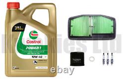 Service Kit Genuine Filters Plugs Castrol Oil Triumph Street Triple RS 765 17-24