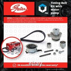 Timing Belt & Water Pump Kit fits SEAT Set Gates Genuine Top Quality Guaranteed