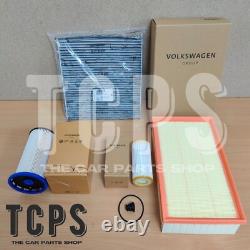 To Fit Vw Golf 1.6 2.0 Tdi Mk7 2012+ Original Full Service Kit 4 X New Filters