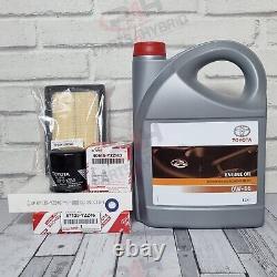 Toyota Aygo Service Kit 1.0l Kgb40 2018 To 2021 Genuine 0w16 Oil & All Filters