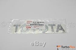 Toyota Tacoma 1998-2004Tailgate TOYOTA &TACOMA Chrome Emblem Kit Genuine OEM