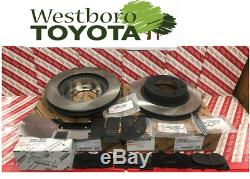 Toyota Tacoma 4wd 2005-2015 Genuine OEM Front Brake Rotors Pad Kit Shims & Pins