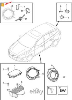 VOLVO V60 MK1 Rear Park Assist Camera Mounting Kit 31664334 NEW GENUINE