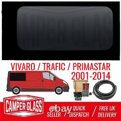 Vivaro/Trafic LWB Driver Side Rear Quarter Window & Fitting Kit 01-14