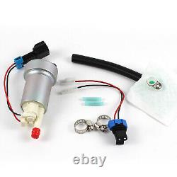 WALBRO IN-TANK 450LPH FUEL PUMP E85 COMPATIBLE With GENUINE WALBRO FITTING KIT NEW