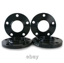 Wheel Spacers Staggered Black Kit 12/15mm For BMW 1 Series F Series 2 Pairs
