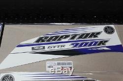 Yamaha Raptor 700 Decals Graphics Kit GYTR Stickers GENUINE YAMAHA STOCK OEM #2