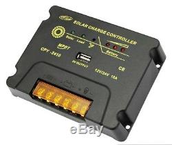 125 Watt Motorhome Camper Rv Panneau Solaire Kit Véritable Mppt Usb 125w 120w 120