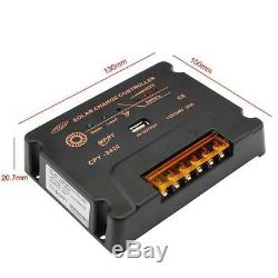 125 Watt Motorhome Camper Rv Panneau Solaire Kit Véritable Mppt Usb 125w 120w 120