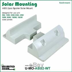 125 Watt Motorhome Camper Rv Panneau Solaire Kit Véritable Mppt Usb 125w 120w 120