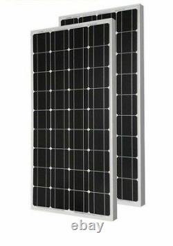 250 Watt Motorhome Camper Rv Solar Panel Kit Véritable Contrôleur De Charge Mppt 250w