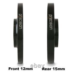 Escaliers De Roue Starged Black Kit 12/15mm Pour Bmw 1 Série F Série 2 Paires