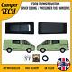 Fenêtre Fixe Passager Coulissant Conducteur Ford Transit Custom + Kit De Collage + U Trim