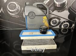 Filtre à air à pollen et kit de service d'huile moteur Genuine Smart Fortwo 451 ZSMA5