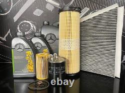 Filtre à huile de service complet Genuine Mercedes-Benz W203 Classe C Pack ZSER95