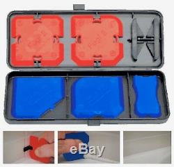 Fugi Véritable 5 Pc Set Rouge Silicone Bleu Carreleurs Calfeutrer Finition Profil Tool Kit