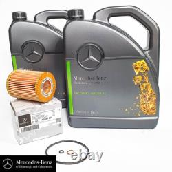 Huile moteur diesel OM642 Mercedes-Benz authentique, filtre à huile, joint W211 Classe E