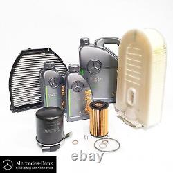 KIT DE SERVICE AUTHENTIQUE MERCEDES C250 CDI modèles w204 M651 DIESEL, TOUS LES FILTRES INCLUS