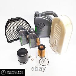 KIT DE SERVICE AUTHENTIQUE MERCEDES C250 CDI modèles w204 M651 DIESEL, TOUS LES FILTRES INCLUS