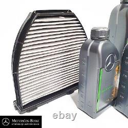 KIT DE SERVICE AUTHENTIQUE MERCEDES C250 CDI modèles w204 M651 DIESEL, TOUS LES FILTRES INCLUS