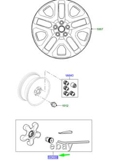 KIT DE VERROUILLAGE DE ROUE DE SECOURS LAND ROVER DEFENDER L663 VPLLE0004 NEUF D'ORIGINE