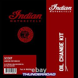 Kit De Service De Changement D'huile Scout Indienne Pour Les Moteurs Scout Seulement Véritable Nouveau 502532