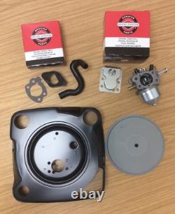 Kit complet de carburateur Briggs & Stratton authentique 847395 846280 nouvelle pièce