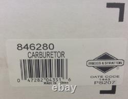 Kit complet de carburateur Briggs & Stratton authentique 847395 846280 nouvelle pièce