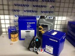 Kit d'entretien pour Volvo V40/V40xc D2 1.6d - Filtres à huile/air/carburant et huile moteur authentiques.