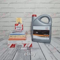 Kit de Service Genuine Toyota Yaris 1.4l Diesel Nlp130 2011-2020 Huile 5w30 & Filtres
