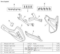 Kit de carter en aluminium Genuine Triumph pour Trident 660 NOUVEAU A9700685