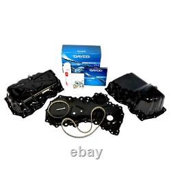 Kit de courroie de distribution Dayco pour Ford Transit 2.0 Ecoblue, tendeur de courroie de pompe à huile, carter d'huile