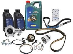 Kit de courroie de distribution Ford 1.0 EcoBoost authentique avec pompe à eau, courroies et liquide de refroidissement X2