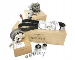 Kit de courroie de distribution VW Audi authentique avec pompe à eau 04L198119K 04L121011N