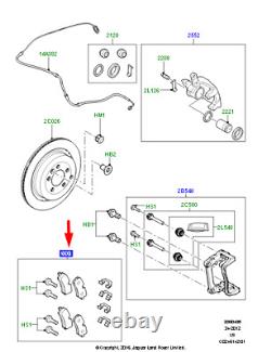 Kit de plaquettes de frein arrière LAND ROVER DISCOVERY IV L319 LR055455 Nouveau Authentique