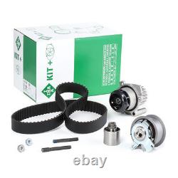Kit de pompe à eau et de courroie de distribution INA 530020133 compatible avec Audi, Ford, Seat, Skoda, VW