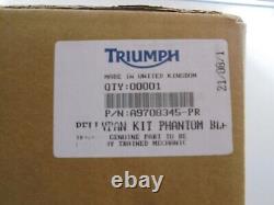 Kit de protection de carter en noir phantom authentique pour Triumph Street Triple R 675 Nouveau A9708345-PR