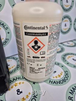 Kit de réparation de pneu Continental authentique avec pompe, gonfleur et mastic daté de 2028