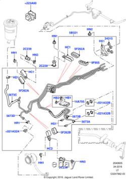 Kit de réparation de tuyau de ligne authentique Land Rover s'adapte au Range Rover Sport RQA500018