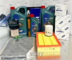 Kit de service Genuine Transit Mk8 2.0 Ecoblue + huile Castrol 11ltr arrière Rwd