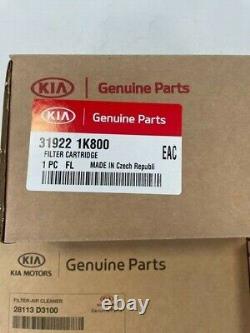 Kit de service Kia Sportage 2.0 Diesel 2016 et + + Filtre à habitacle