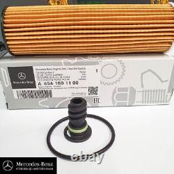 Kit de service Mercedes-Benz authentique : filtre à huile, bouchon et huile 10L pour Classe S W222 OM656
