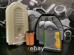 Kit de service Mercedes authentique W204 Classe C filtres à huile, pollen, air et huile 7L ZSER6