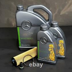 Kit de service Mercedes d'origine Classe E 213 moteur OM656 huile 7L, bouchon et filtre