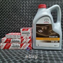 Kit de service Toyota Auris d'origine 1.8L Hybride 2010 à 2019 Bougies d'allumage et filtres