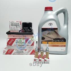 Kit de service Toyota Yaris authentique 1.5L 2020 et suivant avec bougies d'allumage et huile 0W8