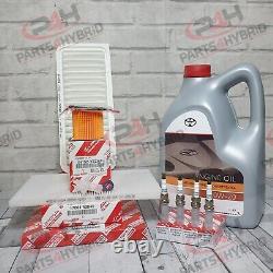 Kit de service Toyota iQ d'origine NGJ10 1.3L 2008-2014 avec bougies d'allumage et huile 0W20