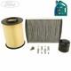 Kit De Service Authentique Ford Kuga 1.5 : Huile, Filtre &agrave; Air, Filtre D'habitacle, Bougies D'allumage, Castrol 5w-30