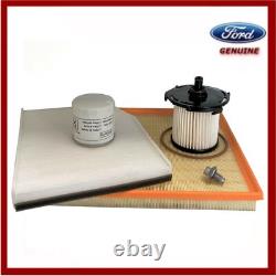 Kit de service authentique Ford Transit Custom 2.2 TDCi Filtre à huile, à air, de cabine et diesel